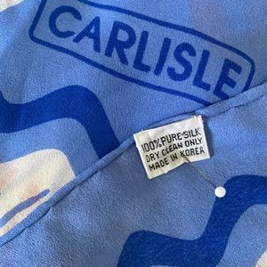 Silk scarf.  Bright pattern. New condition